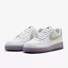 NIKE AIR FORCE 1 07 LX 女休閒鞋─白紫─HF5719139 US6 白色