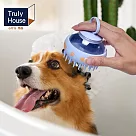 【Truly House】寵物洗澡按摩梳 按摩梳 貓梳 狗梳 梳毛 梳子 矽膠(兩款任選) 疏齒