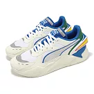 Puma 休閒鞋 RS─X 男鞋 白 藍 綠 40周年 緩衝 拼接 復古 運動鞋 39533903