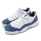 Nike 休閒鞋 Air Jordan 11 Retro Low 男鞋 藍白 Diffused Blue AJ FV5104─104