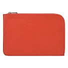 LONGCHAMP LE FOULONN?系列牛皮手拿包 紅椒