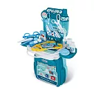 【Party World】4in1 家家酒玩具旅行箱 粉、藍顏色隨機出貨 小醫生