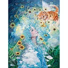 【玲廊滿藝】猗娃─貓陽細雨80x60.5cm