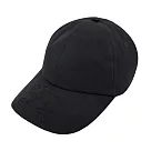 BURBERRY棉質混紡棒球帽(黑色) L