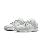 NIKE W DUNK LOW TWIST 女休閒鞋─白灰─DZ2794004 US7 白色