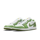 NIKE AIR JORDAN 1 LOW SE 男籃球鞋─白綠─HF4823100 US10 白色