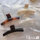 【Hera 赫拉】氣質復古抓夾/後腦勺髮夾─2款組合 B─琥珀+奶白色