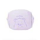 彩虹熊 帆布收納包 CareBears 化妝包 文具 旅行 愛心熊 紫色