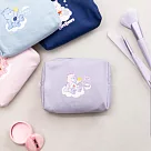 彩虹熊 帆布收納包 CareBears 化妝包 文具 旅行 愛心熊 中紫色