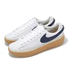 Nike 休閒鞋 Blazer Phantom Low 男鞋 白 深藍 膠底 復古 厚底 增高 HF3119─102