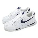 Nike 休閒鞋 Air Force 1 Low EVO 男鞋 白 海軍藍 AF1 低筒 HF3630─102