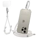Spigen Universal Set─腕繩背繩組(白) (含掛片) 白