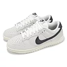 Nike 休閒鞋 Wmns Dunk Low SE 女鞋 男鞋 白 黑 麂皮 低筒 HQ3502─100