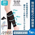 【Amiss】360D萊卡階段加壓式小腿護套(運動小腿套 馬拉松護腿套 小腿護套 壓力襪 慢跑 三鐵/1605) M─L(33─43cm)