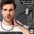 MASSA─G Wave鍺鈦能量項圈手環組(6MM) 顏色及尺寸請另填於地址後方