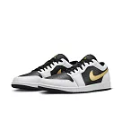 NIKE AIR JORDAN 1 LOW 男籃球鞋─白黑─553558172 US10.5 白色