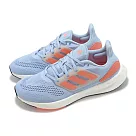 adidas 慢跑鞋 Pureboost 22 W 女鞋 藍 橘 緩震 透氣 運動鞋 愛迪達 HQ8579