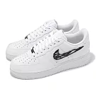 Nike 休閒鞋 Wmns Air Force 1 07 LX 女鞋 白 黑 液態黑 猛毒 AF1 IF1686─101