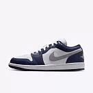 Nike Air Jordan 1 Low [553558─141] 男 休閒鞋 運動 喬丹 AJ1 低筒 海軍藍 灰