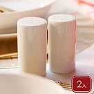 《Mikasa》Chalk白瓷調味罐2入 | 調味瓶 鹽罐 胡椒罐