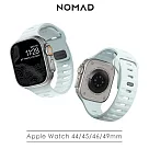 美國NOMAD Apple Watch專用 運動風FKM橡膠錶帶─49/46/45/44mm 耀光藍