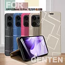 GENTEN for OPPO RENO 13 Pro 極簡立方磁力手機皮套 金色