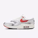 Nike Air Max 1 PRM [HF7746─100] 男 運動休閒鞋 氣墊 緩震 舒適 穿搭 金屬銀 紅