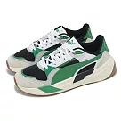 Puma 休閒鞋 Trinity 2 男鞋 白 黑 綠 膠底 復古 拼接 厚底 緩衝 運動鞋 40023003