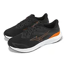Mizuno 慢跑鞋 Enerzy Runner z 男鞋 寬楦 黑橘 輕量 緩衝 運動鞋 美津濃 K1GA2412─12