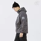 ADISI 男單件式防水防風透氣保暖外套(可拆帽) AJ2421051 (S─3XL)|刷毛 防潑水 防水外套 XL 深灰