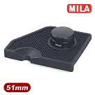 MILA 馬卡龍咖啡填壓器(整平器)51mm黑─加贈梯柱咖啡填壓墊