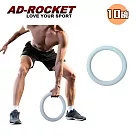【AD─ROCKET】矽膠甜甜圈啞鈴/啞鈴/壺玲/重訓/健身/腹肌/肌力訓練(10磅)(兩色任選) 綠色
