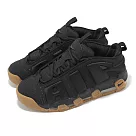 Nike 休閒鞋 Air More Uptempo Low 男鞋 女鞋 大AIR 黑 膠底 氣墊 FZ3055─003