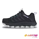 【LOTTO 義大利】女 寬楦 CT330 防潑水登山鞋─ 23.5cm 黑