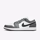 Nike Air Jordan 1 Low [553558─152] 男 休閒鞋 AJ1 皮革 低筒 喬丹 鐵灰白