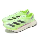 adidas 競速跑鞋 Adizero Adios Pro 3 W 女鞋 綠 黑 緩震 運動鞋 愛迪達 IG6429 23.5cm 綠 黑