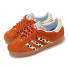 adidas x 玩具總動員 休閒鞋 Gazelle C 中童 橘 豹紋 迪士尼 翠絲 麂皮 小朋友 愛迪達 JI0074