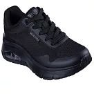 Skechers Uno Flex [177794BBK] 女 運動休閒鞋 增高 舒適 穿搭 黑