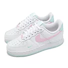 Nike 休閒鞋 Wmns Air Force 1 07 女鞋 白 粉紅 藍 AF1 荔枝皮 IH0640─161