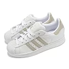 adidas 休閒鞋 Superstar II W 女鞋 白 卡其 貝殼頭 經典 三葉草 愛迪達 JH7059
