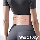 【NINE STUDY】專業健身重訓皮革腰帶 糖果系 YD─013 重訓腰帶 健身腰帶 舉重腰帶(兩色任選) 粉色M