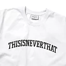 Thisisneverthat Arch─Logo Tee 白 / 碳黑 / 粉 短袖 TN250TTSST07 L 白