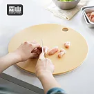 【日本霜山】圓形雙面PE防霉抗菌砧板