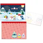 小企鵝波波雙開L夾《冰天雪屋款》