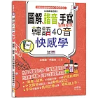 韓語40音快感學：圖解、諧音、手寫記憶秘笈，比追劇還過癮！（18K＋QR碼線上音檔）