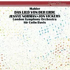 Mahler: Das Lied von der Erde / Jessye Norman, Jon Vickers, Sir Colin Davis, London Symphony Orchestra
