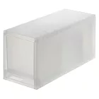 [MUJI 無印良品]PP盒/深型/窄/附隔板(正反疊)