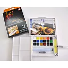 【SAKURA】Koi塊狀水彩18色寫生組