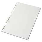 [MUJI無印良品]植林木不易透色活頁紙/B5.方眼.5mm.100頁