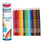 【義大利 GIOTTO】3.0桶裝24色色鉛筆
